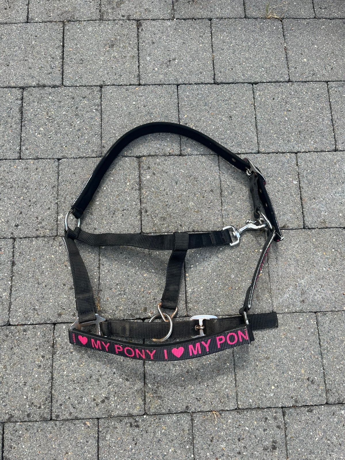 Roze halster van epplejeck, Dieren en Toebehoren, Ophalen of Verzenden, Zo goed als nieuw, Roze, Cob