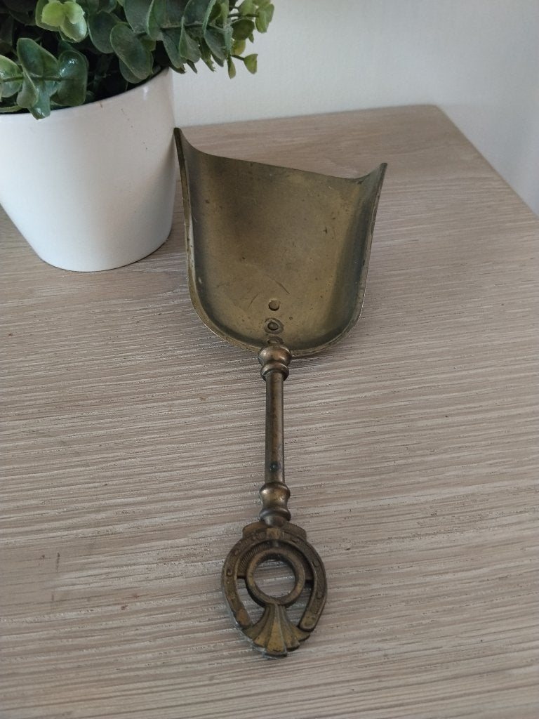 vintage koperen schep, Antiek en Kunst, Ophalen of Verzenden, Koper