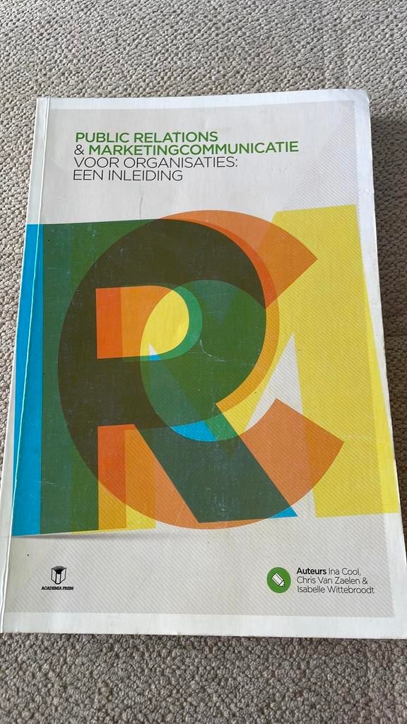 Public Relations & Marketingcommunicatie, Boeken, Ophalen of Verzenden, Gelezen