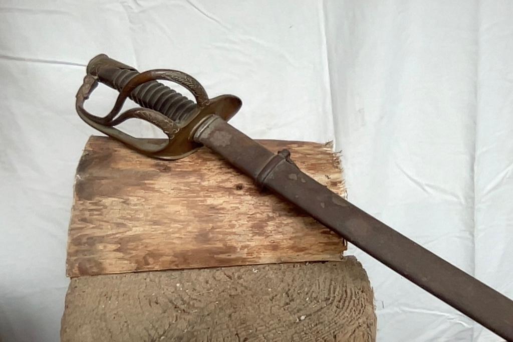 Sabre d'officier belge - Auguste Fonson Bruxelles, Collections, Objets militaires | Général, Armée de terre, Enlèvement
