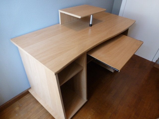 kantoor, Huis en Inrichting, Bureaus, Ophalen, Gebruikt, Hout, Computerbureau
