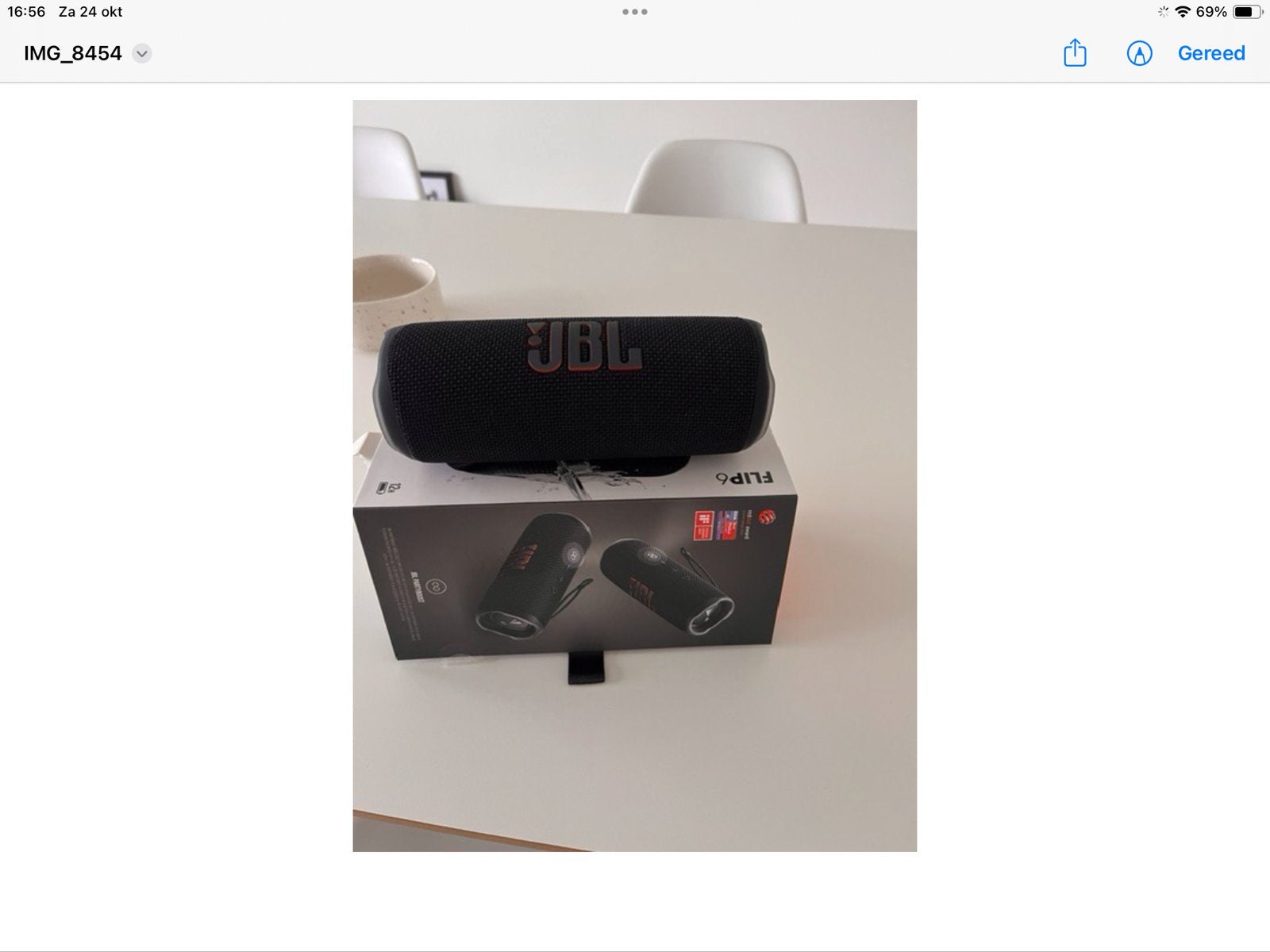 JBL Flip 6, Ophalen of Verzenden, Zo goed als nieuw, JBL