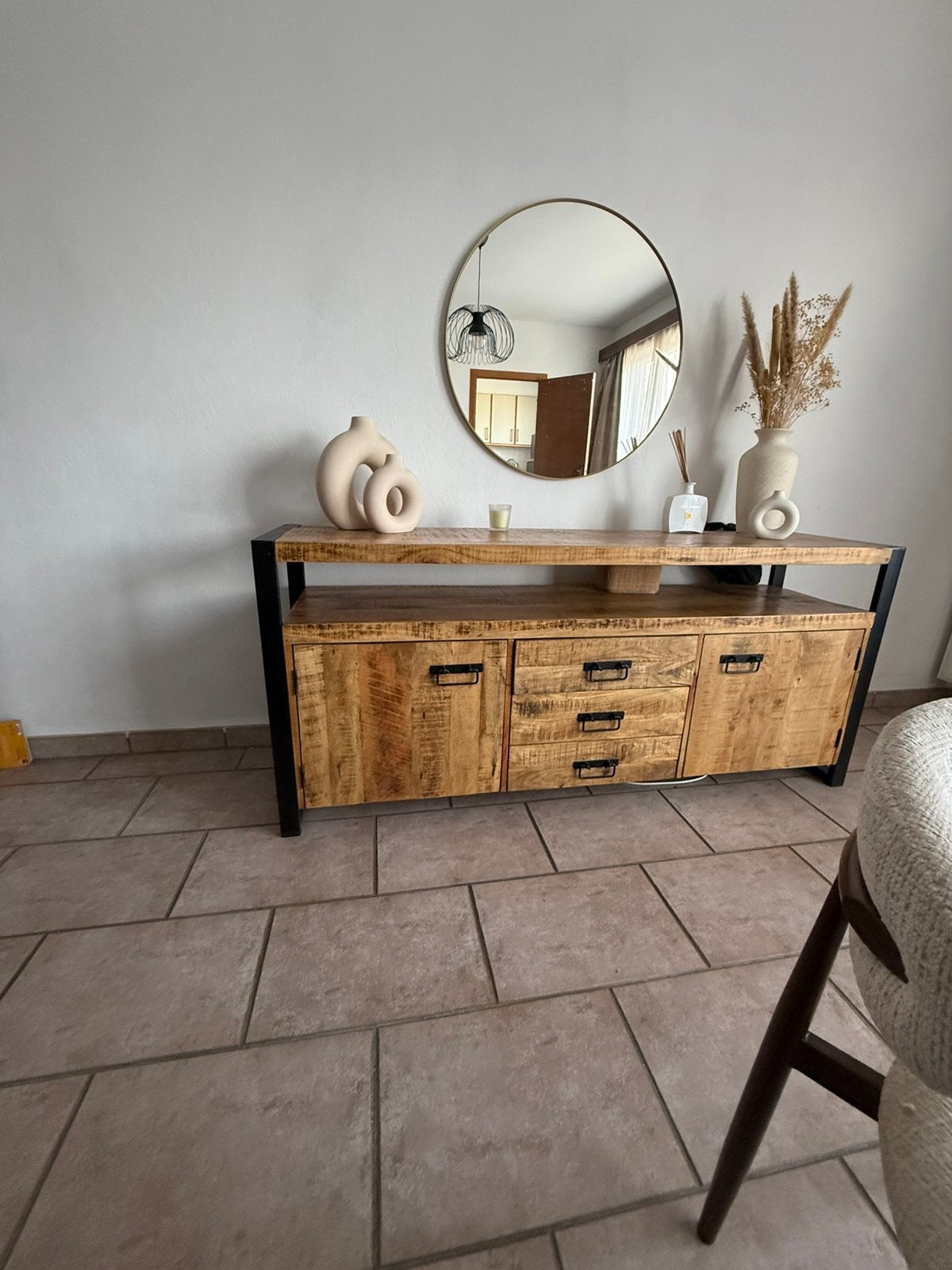 Buffet en bois massif prix discutable., Enlèvement ou Envoi