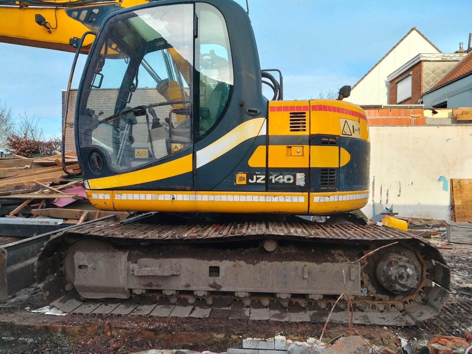 JCB JZ 140 TAB, Ophalen, Graafmachine