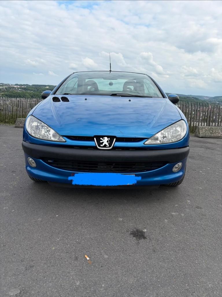 peugeot 206 cc cabriolet, Autos, Bluetooth, Achat, Boîte manuelle, Bleu