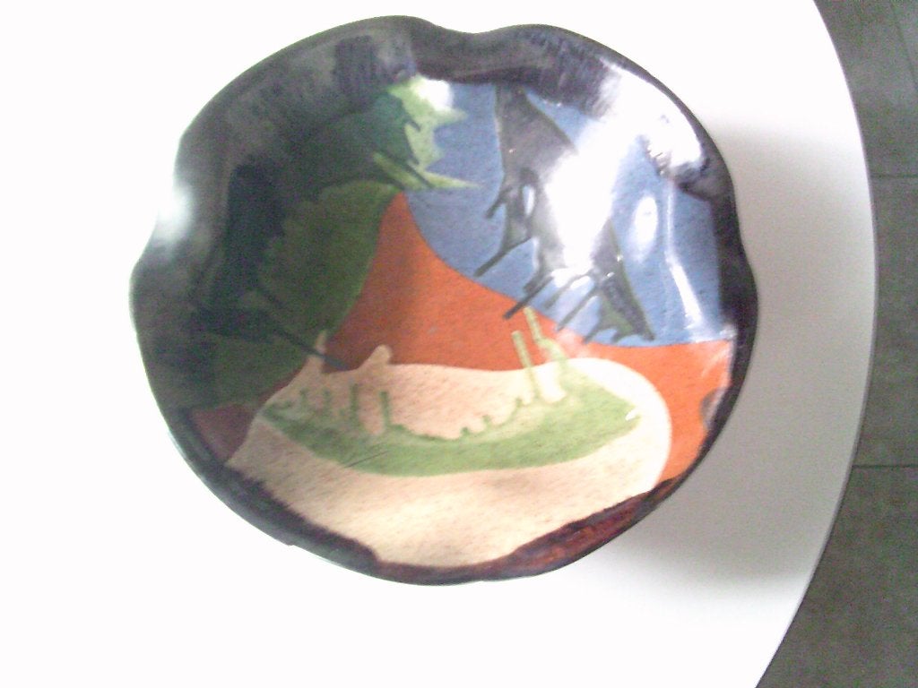 art deco schaal thomas buxo, Ophalen