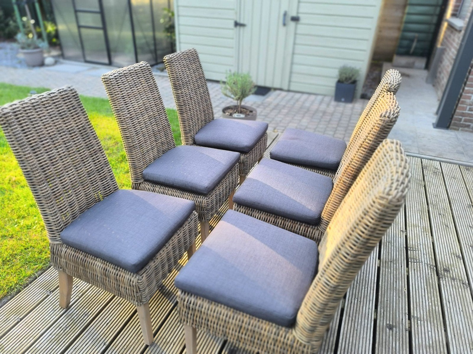 Rieten stoelen, Huis en Inrichting, Stoelen, Ophalen