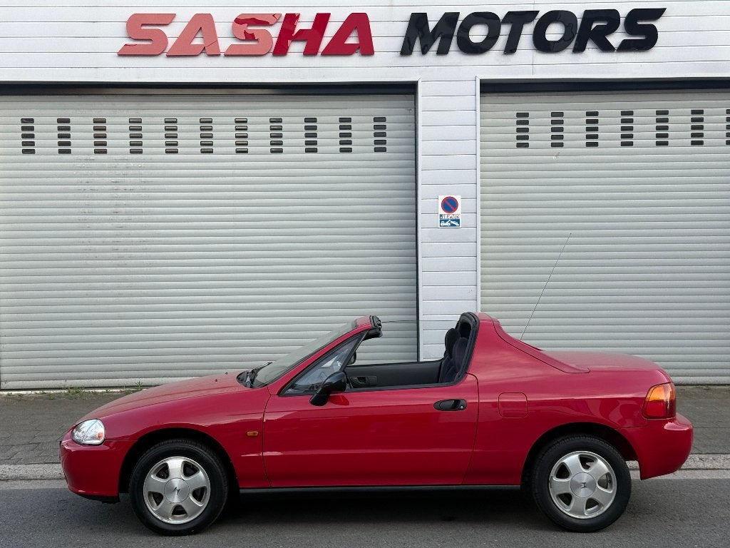 Honda CRX Del Sol 1.6 Benzine V-Tec | Automaat | 102.000 KM, Auto's, Stof, Zwart, Cabriolet, Bedrijf