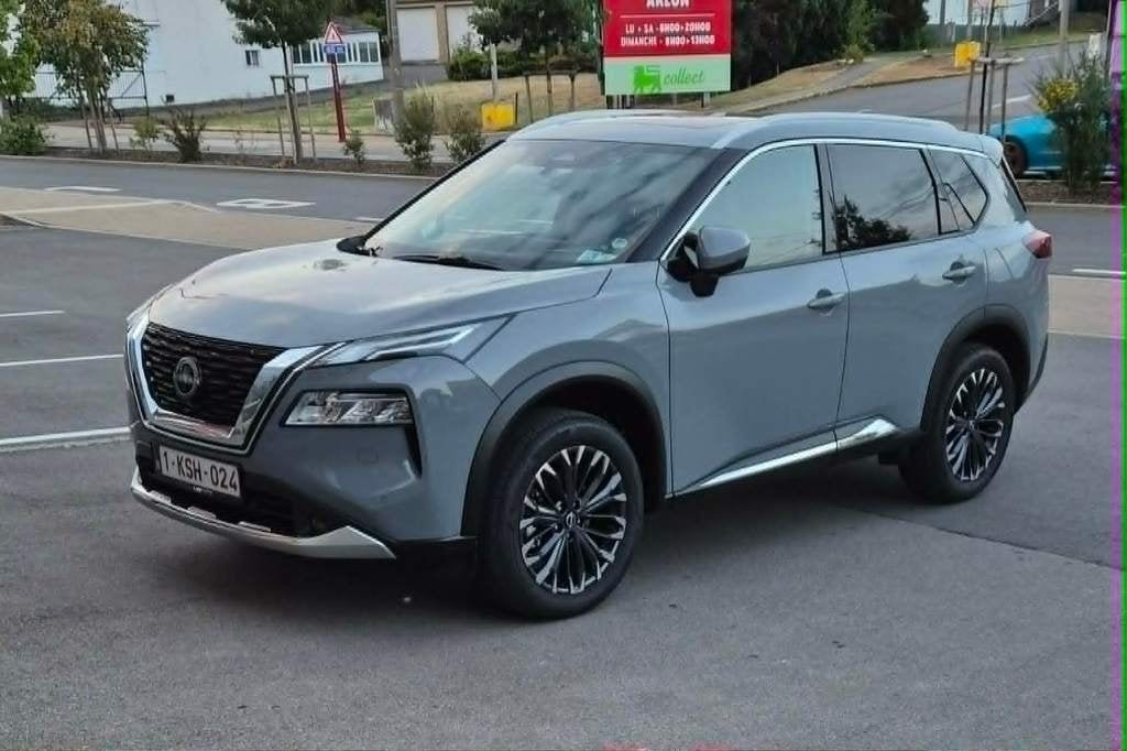 Nissan X-Trail Tekna 7pl. +glass rooff+attache remorque, Auto's, Dealer onderhouden, Overige kleuren, 7 zetels, 3 cilinders