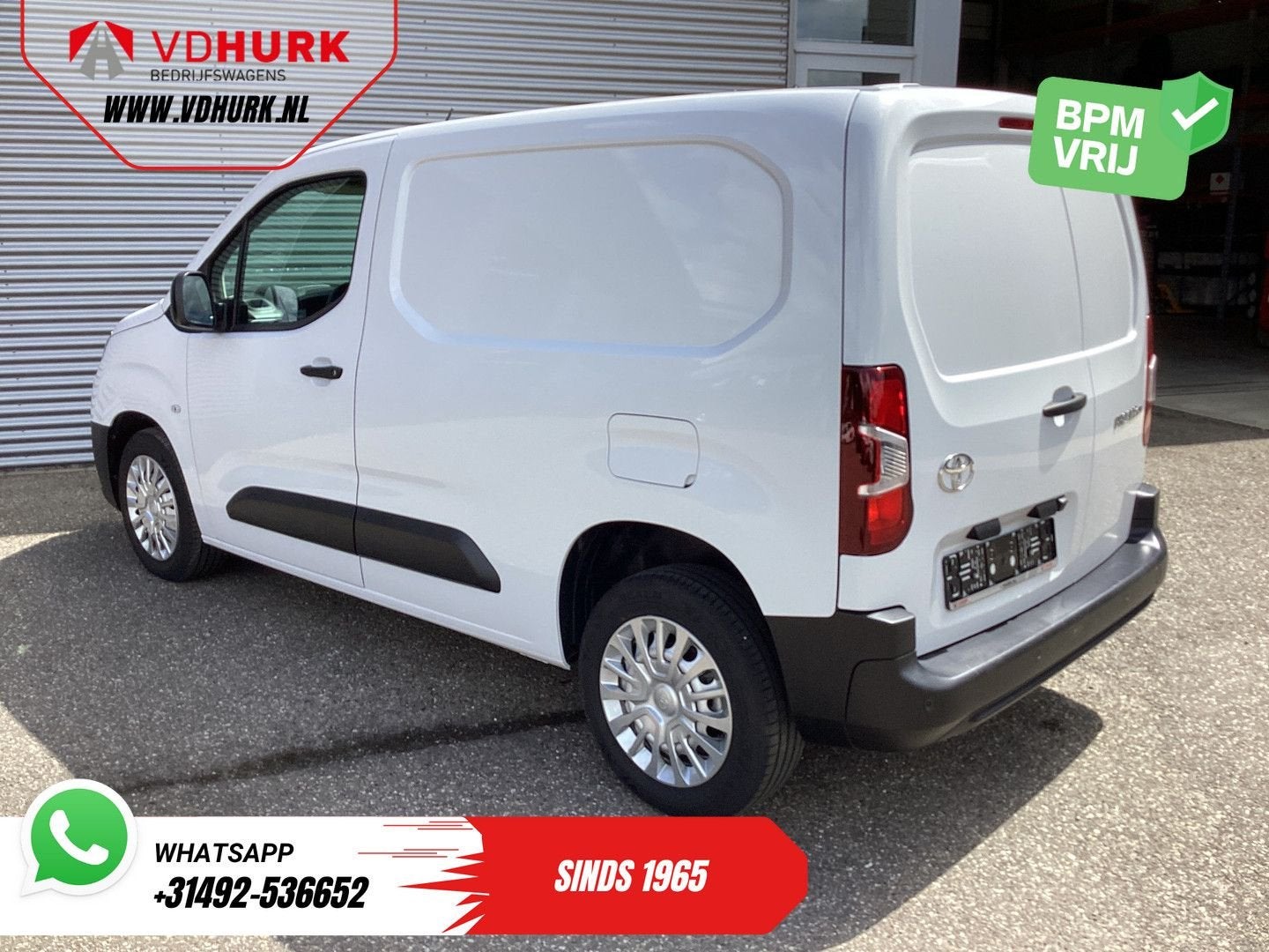 Toyota PROACE CITY 1.5 130 pk Carplay/ Camera/ Stoelverw./ S, Automaat, Wit, Bedrijf, Diesel