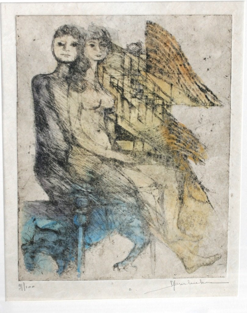 D HASENBROEKX (1928-2021) - Ets Gesigneerd, Antiek en Kunst, Kunst | Etsen en Gravures, Ophalen of Verzenden, Ets, Gesigneerd