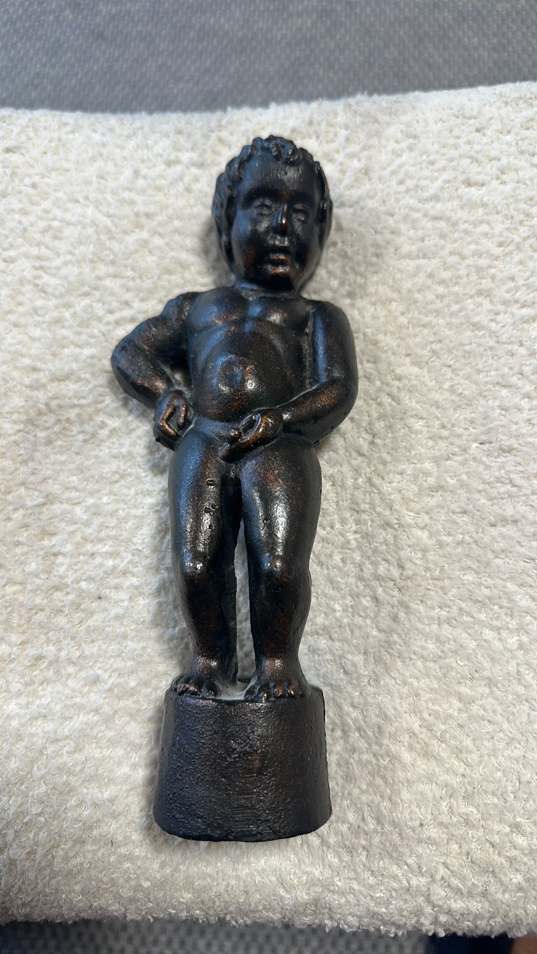Brons beeld van manneke pis, Antiek en Kunst, Ophalen of Verzenden