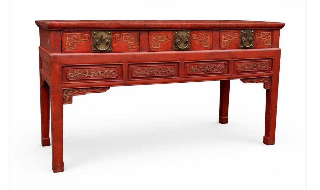 Chinese muurtafel antiek, Ophalen