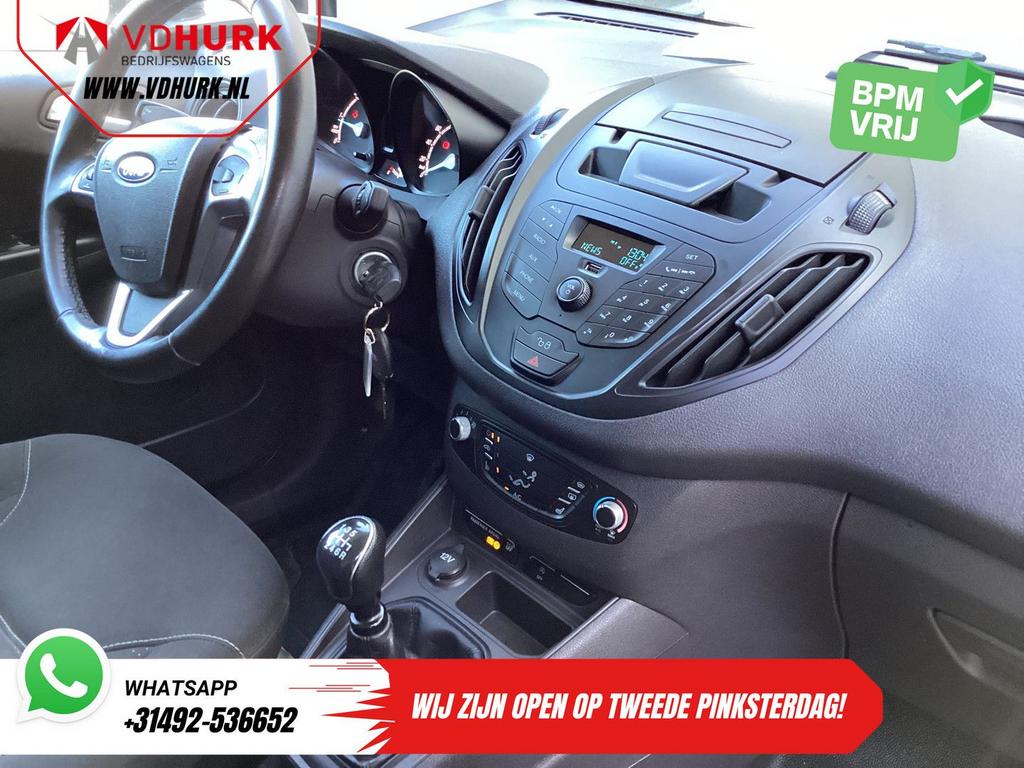 Ford Transit Courier 1.5 TDCI 100 pk Trend Stoelverw./ Inric, Electronic Stability Program (ESP), Wit, Bedrijf, Ford