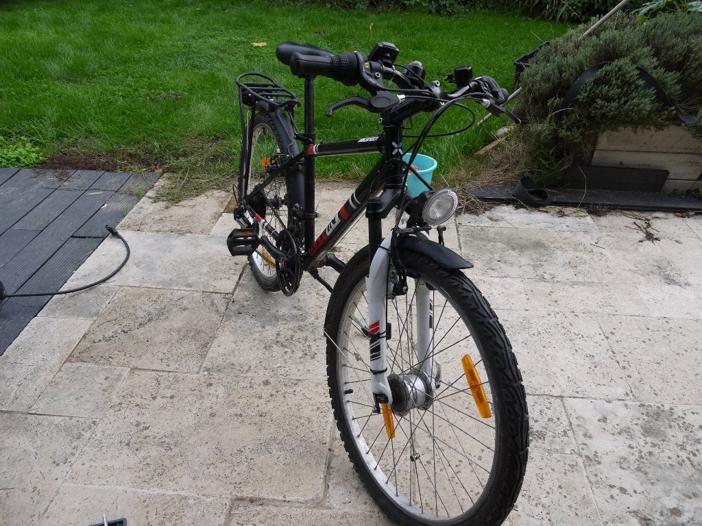 Vélo VTT 24 pouces B'Twin Rockrider 540 (9-12 ans), Fietsen en Brommers, Gebruikt, Hardtail, Velgrem, Ophalen