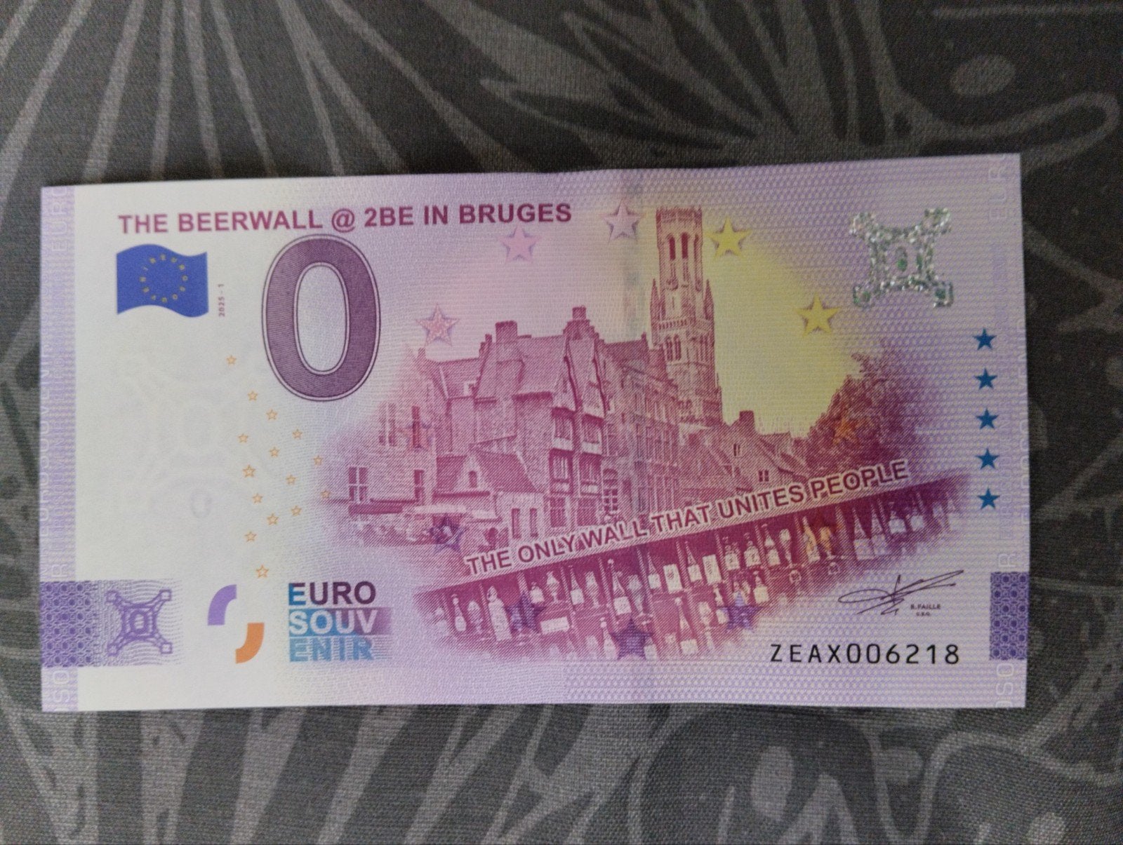 België  " The Beerwall " 0 euro memo euro  souvenir, Postzegels en Munten, Bankbiljetten | Nederland, Verzenden