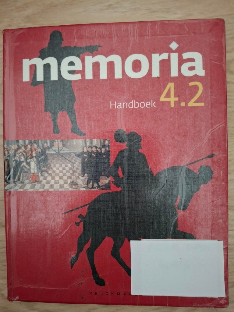Memoria 4.2 handboek, Boeken, Schoolboeken, Ophalen, Gelezen, ASO, Geschiedenis