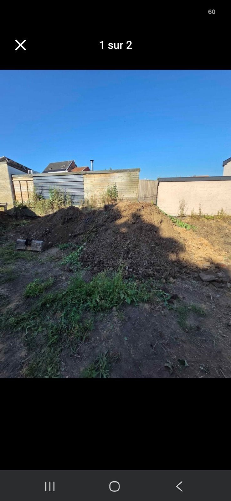Terre à donner, Jardin & Terrasse, Enlèvement