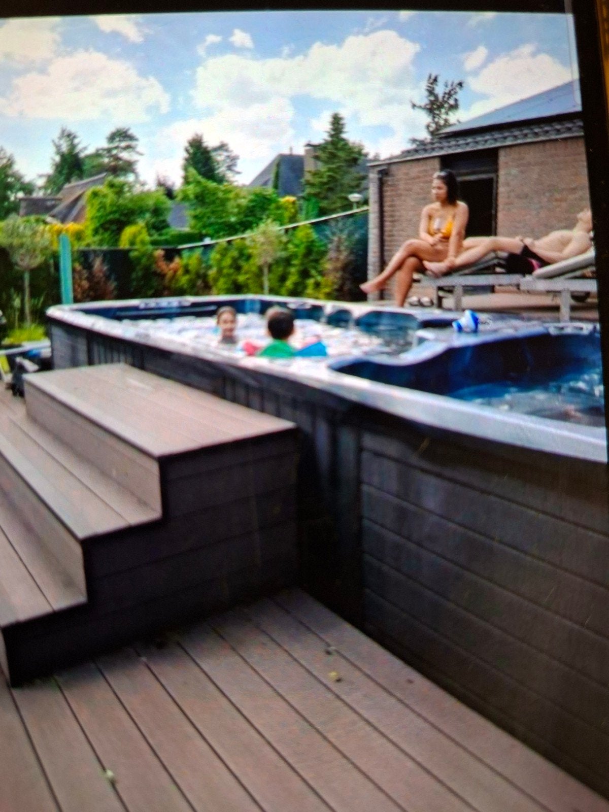 Swim Spa Plus. Spa de natation combiné avec jacuzzi 200 pièc, Jardin & Terrasse, Accessoires de piscine, Enlèvement ou Envoi