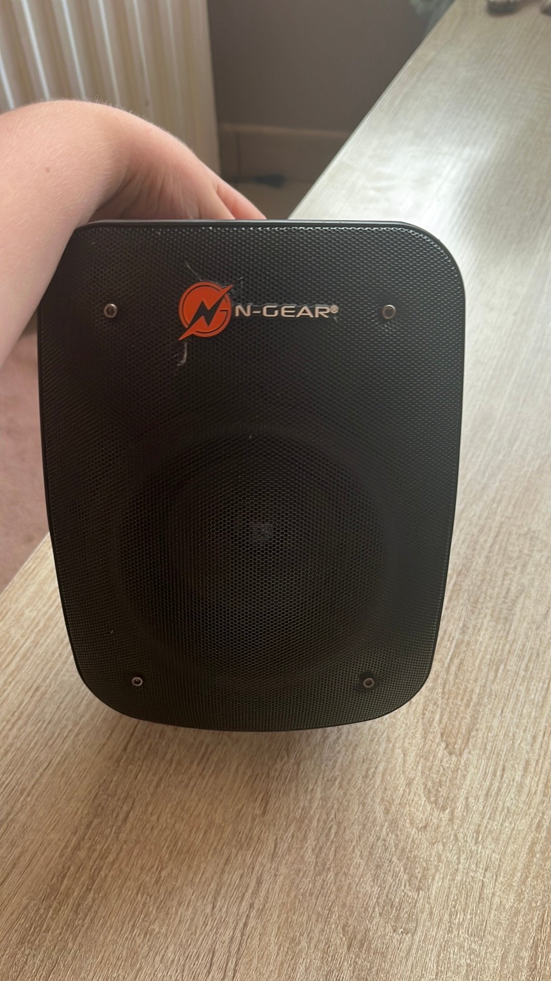 Party speaker n-gear, Ophalen, Gebruikt