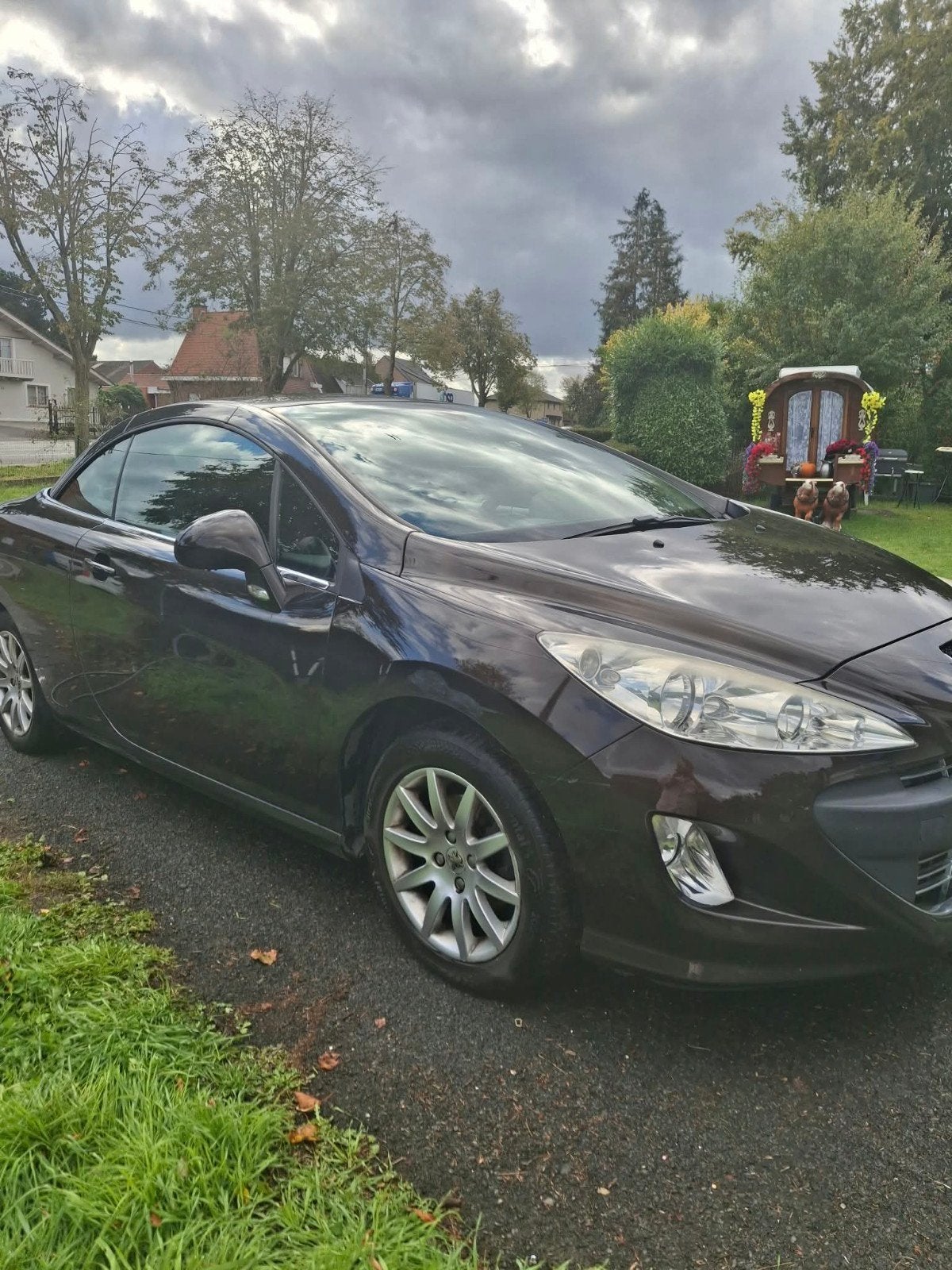 Peugot 308 Cabriolet, Auto's, Euro 5, Stof, Zwart, Handgeschakeld