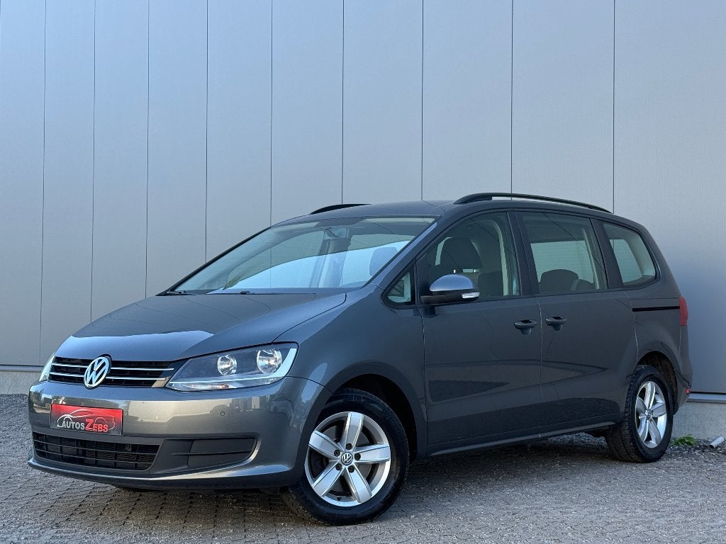 Volkswagen Sharan 2.0 TDi 5-Zit ParkSensor Navi Euro5 Airco, 100 kW, Achat, 1968 cm³, Tissu