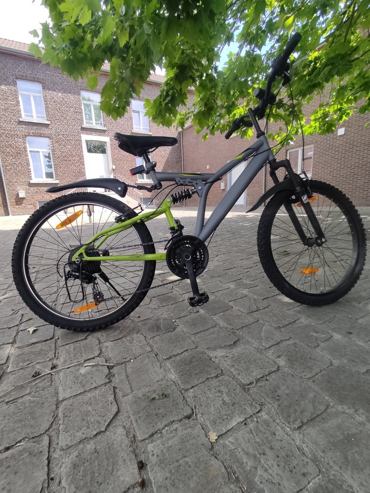 Mountainbike Tounis 24", Ophalen, 24 inch of meer, Velgrem, Stuur 360° draaibaar