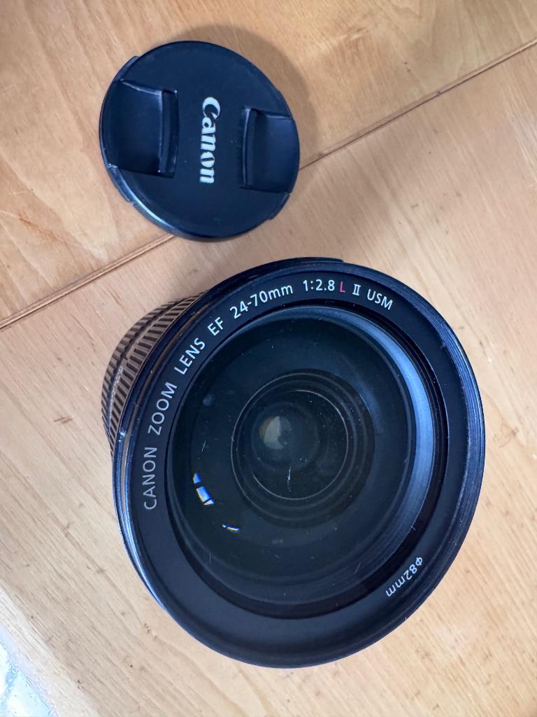 canon lens 24/70 f 2,8 ii usm, Ophalen, Gebruikt, Groothoeklens, Zoom
