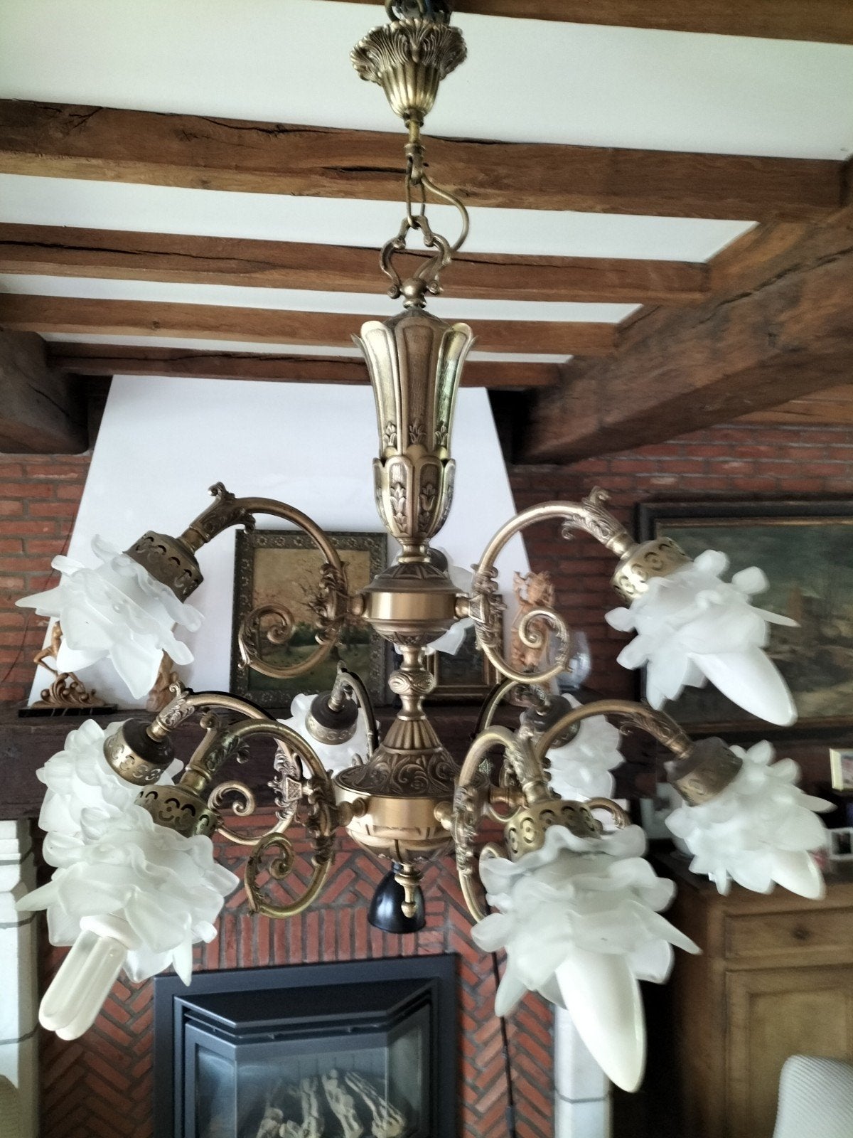 Lustre ancien style, Ophalen