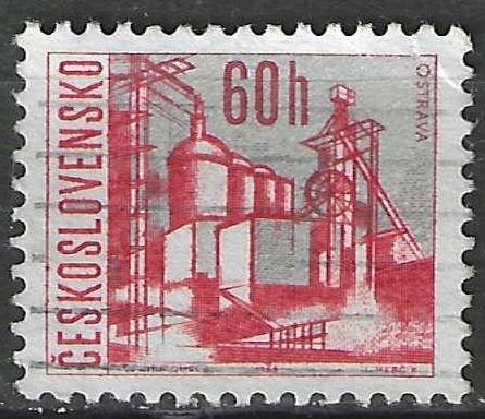 Tsjechoslowakije 1966 - Yvert 1521 - Stadszichten  (ST), Verzenden, Polen, Gestempeld