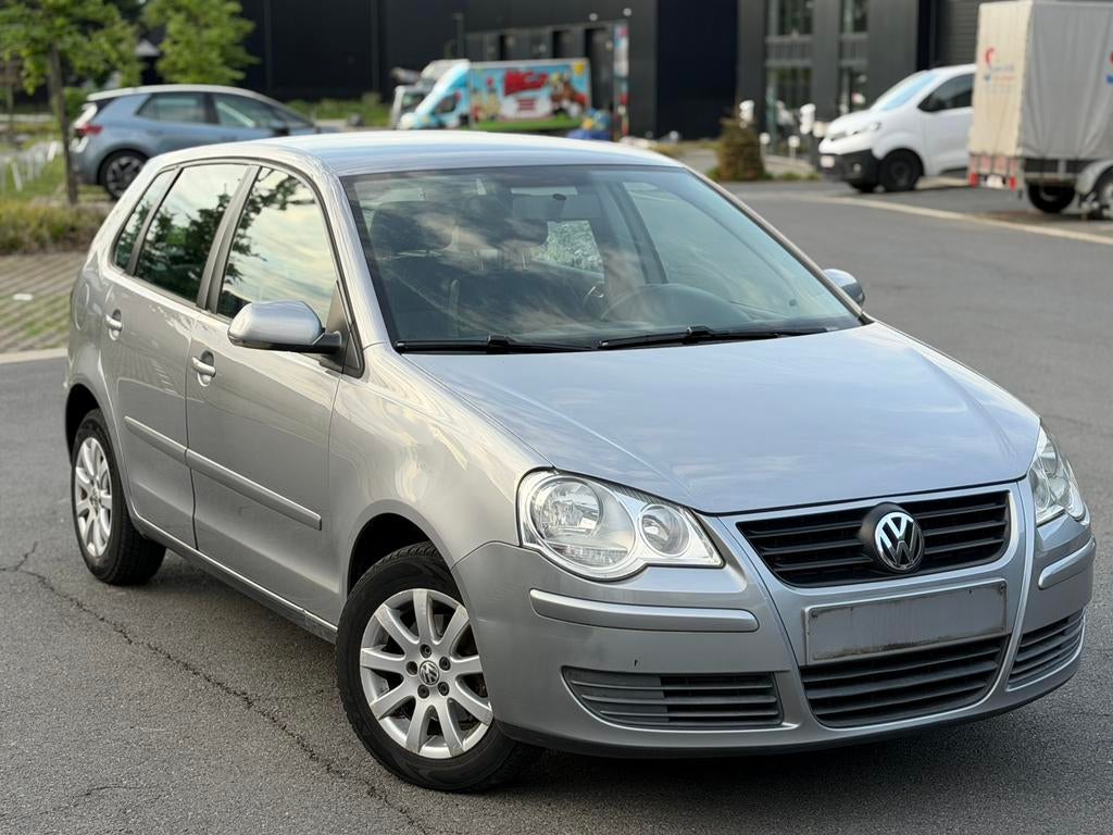 Volkswagen Polo 1.2 benzine, Auto's, Voorwielaandrijving, Stof, Electronic Stability Program (ESP), Zwart