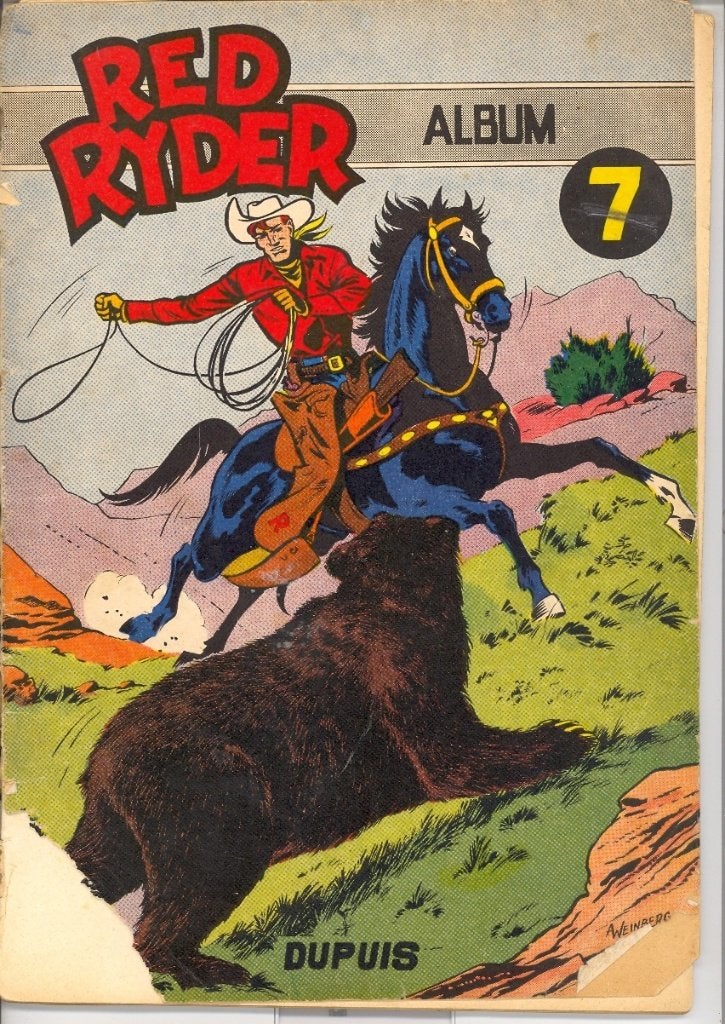 Red Ryder album 7 - 1ste druk 1955., Livres, BD, Une BD, Enlèvement ou Envoi, Utilisé