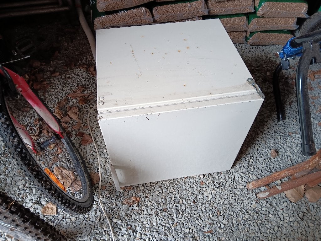 Kleine frigo, Ophalen, Gebruikt
