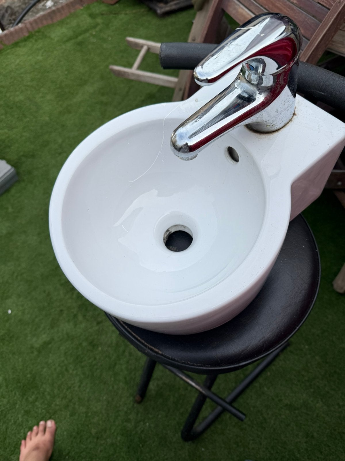 Wc lavabo te koop, Ophalen, Zo goed als nieuw