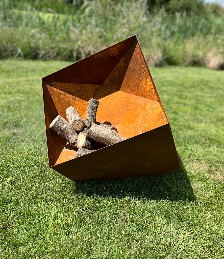 Design vuurschaal / BBQ, Enlèvement, Comme neuf