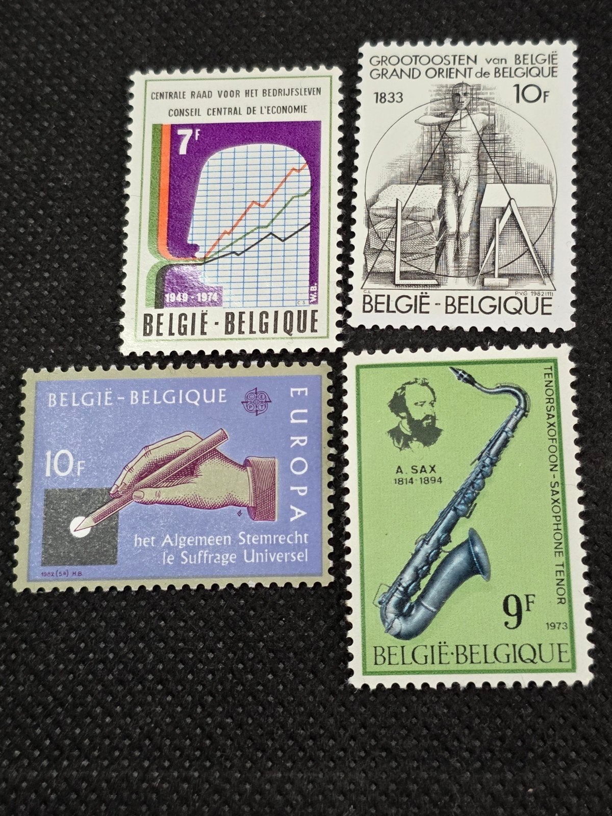 Belgie 1970-1980, Ophalen of Verzenden, Zonder stempel
