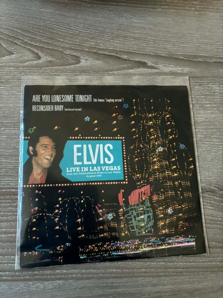 Elvis single, Are you lonesome tonight/Reconsider baby,, Cd's en Dvd's, Vinyl Singles, 7 inch, Single, Ophalen of Verzenden, Zo goed als nieuw