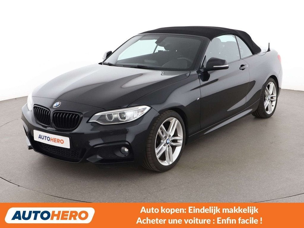 BMW 2 Serie 218 218i M Sport (année de construction 2016), Autos, 100 kW, 139 g/km, Cabriolet, Boîte manuelle