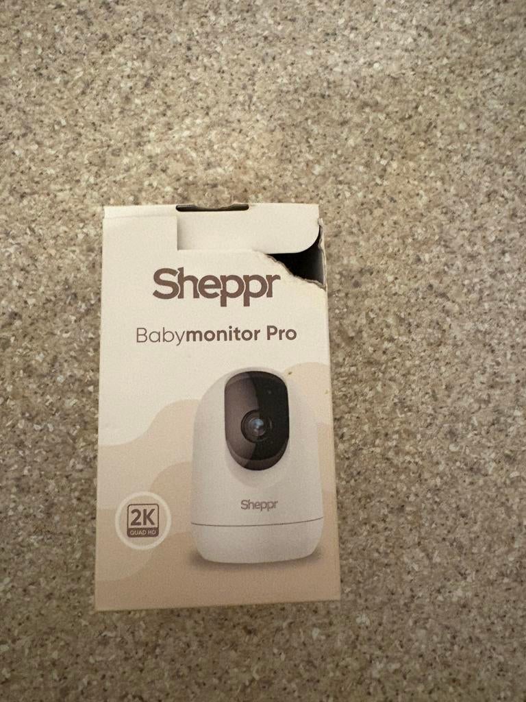 Sheppr Babymonitor Pro 2K – babycamera met app – compleet, Ophalen