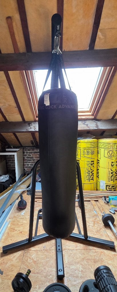 Support autoportant + sac de boxe, Sport en Fitness, Overige Sport en Fitness, Ophalen, Zo goed als nieuw