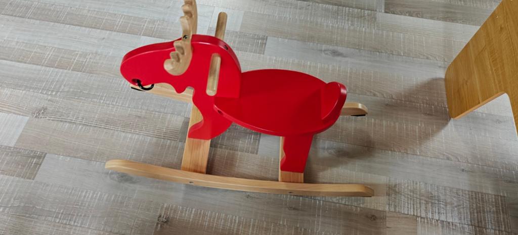 Ikea hobbelpaardje, Ophalen