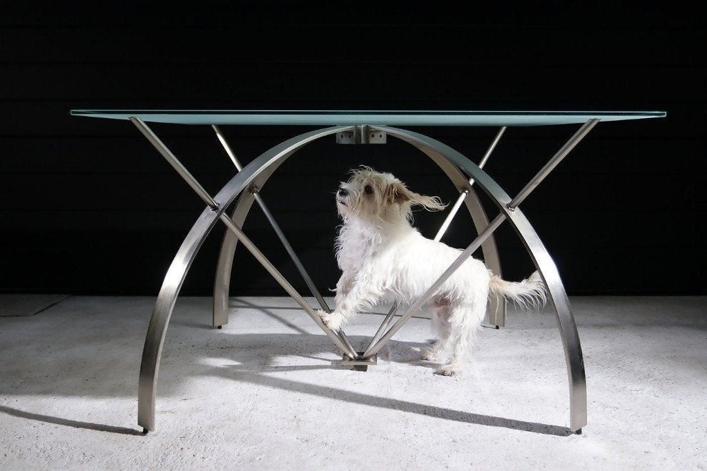Top Design Belgo Chrom dining table, Ophalen