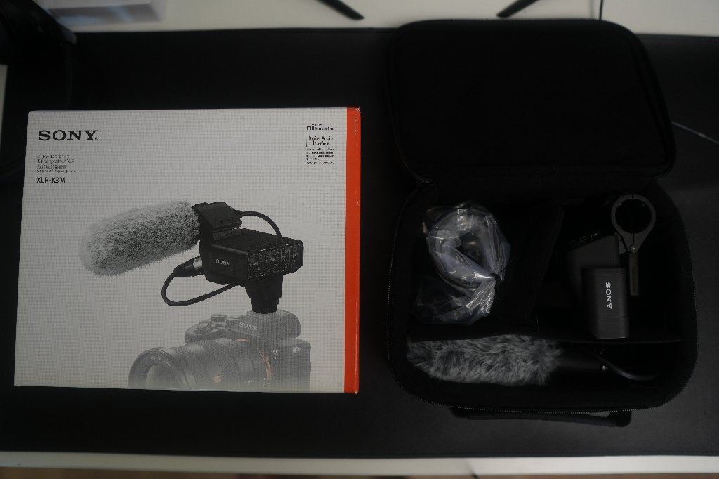 Sony XLR-K3M — ECM-XM1 XLR + audio-adapterset voor microfoon, Audio, Tv en Foto, Ophalen, Onderdeel