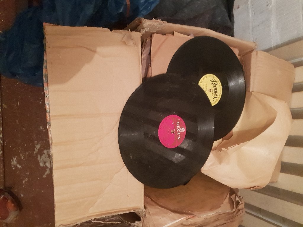 Oude bakalieten platen sica 100 stuks, CD & DVD, Vinyles | Autres Vinyles, Housse de protection extérieure, Enlèvement, Avant 1960