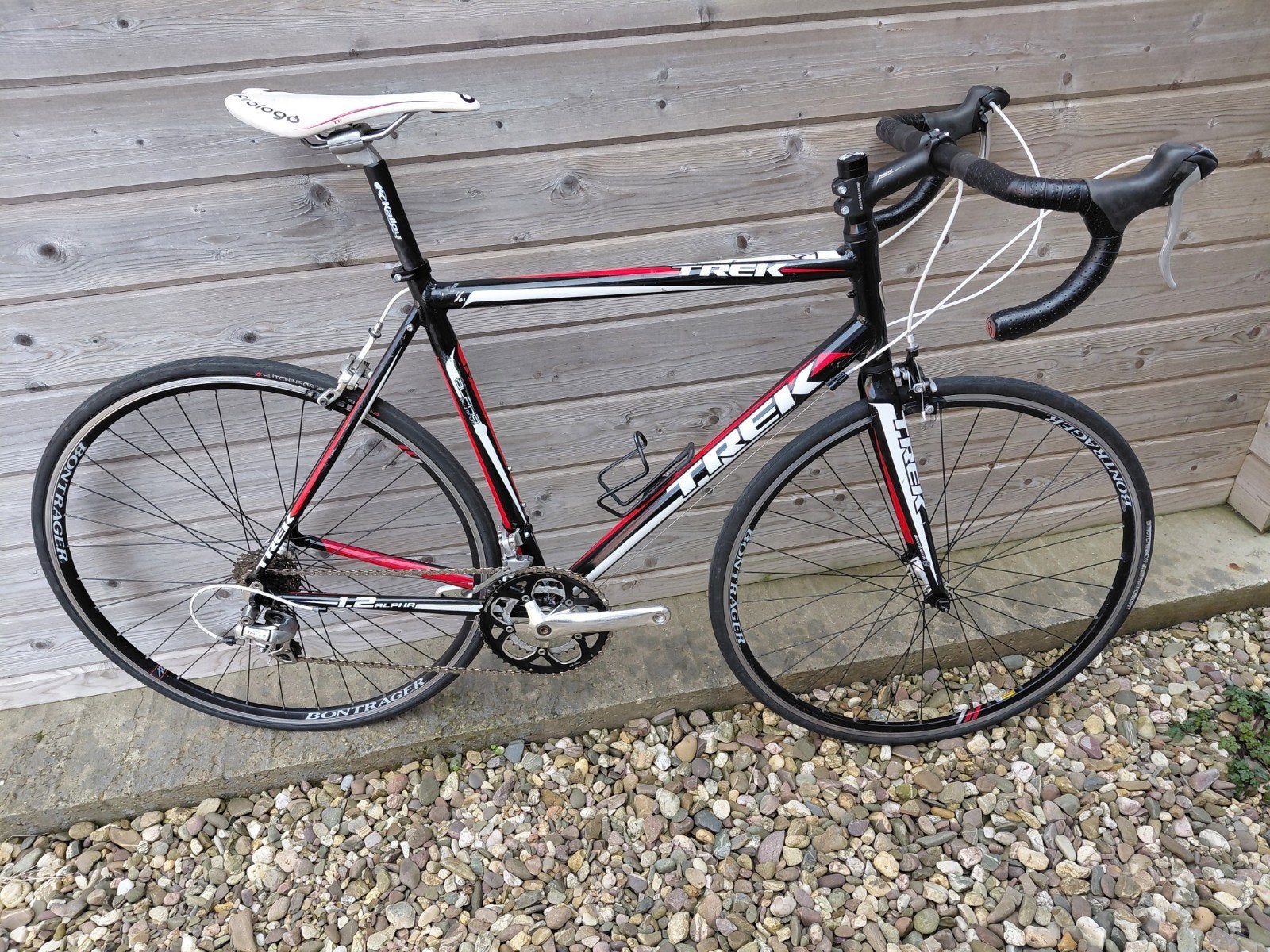 Trek 1.2 Alpha licht aluminium racefiets met carbon voorvork, Fietsen en Brommers, Ophalen, 28 inch, Gebruikt, Velgrem