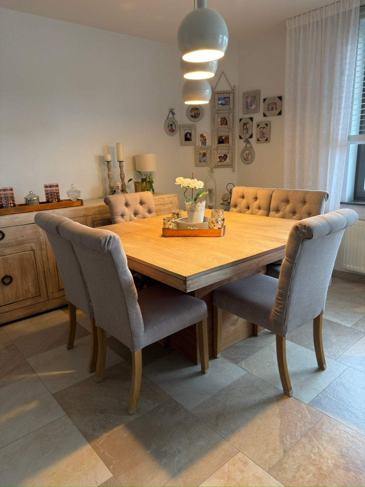 6 eetkamerstoelen te koop, Huis en Inrichting, Stoelen, Ophalen, Gebruikt, Landelijk