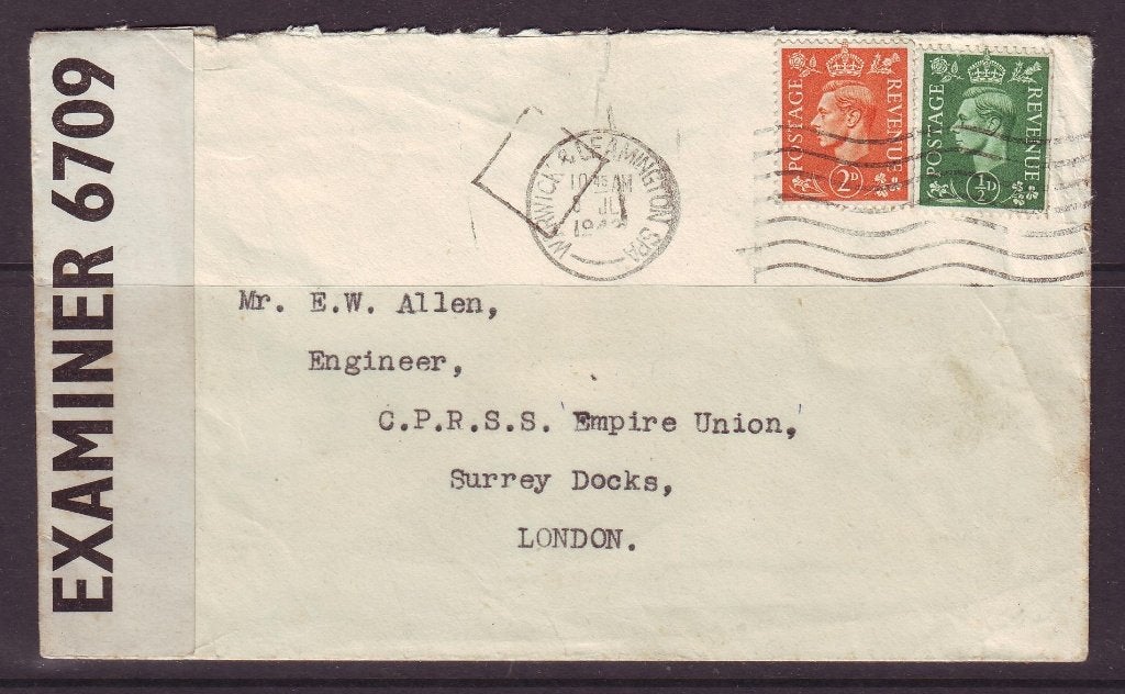 Postzegels UK (8) : Diverse Brieven en FDC's Engeland, Timbres & Monnaies, Enlèvement ou Envoi, Affranchi