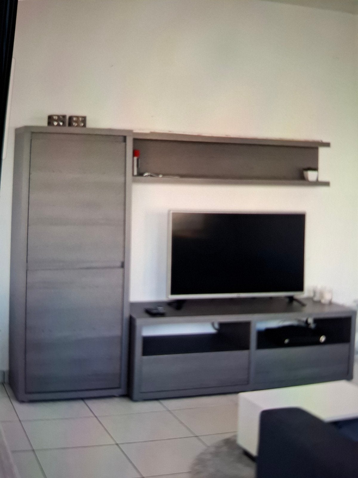 tv kast,bijhorende kast...en bovenbouw, Maison & Meubles, Armoires | Meubles ordinateur, Enlèvement