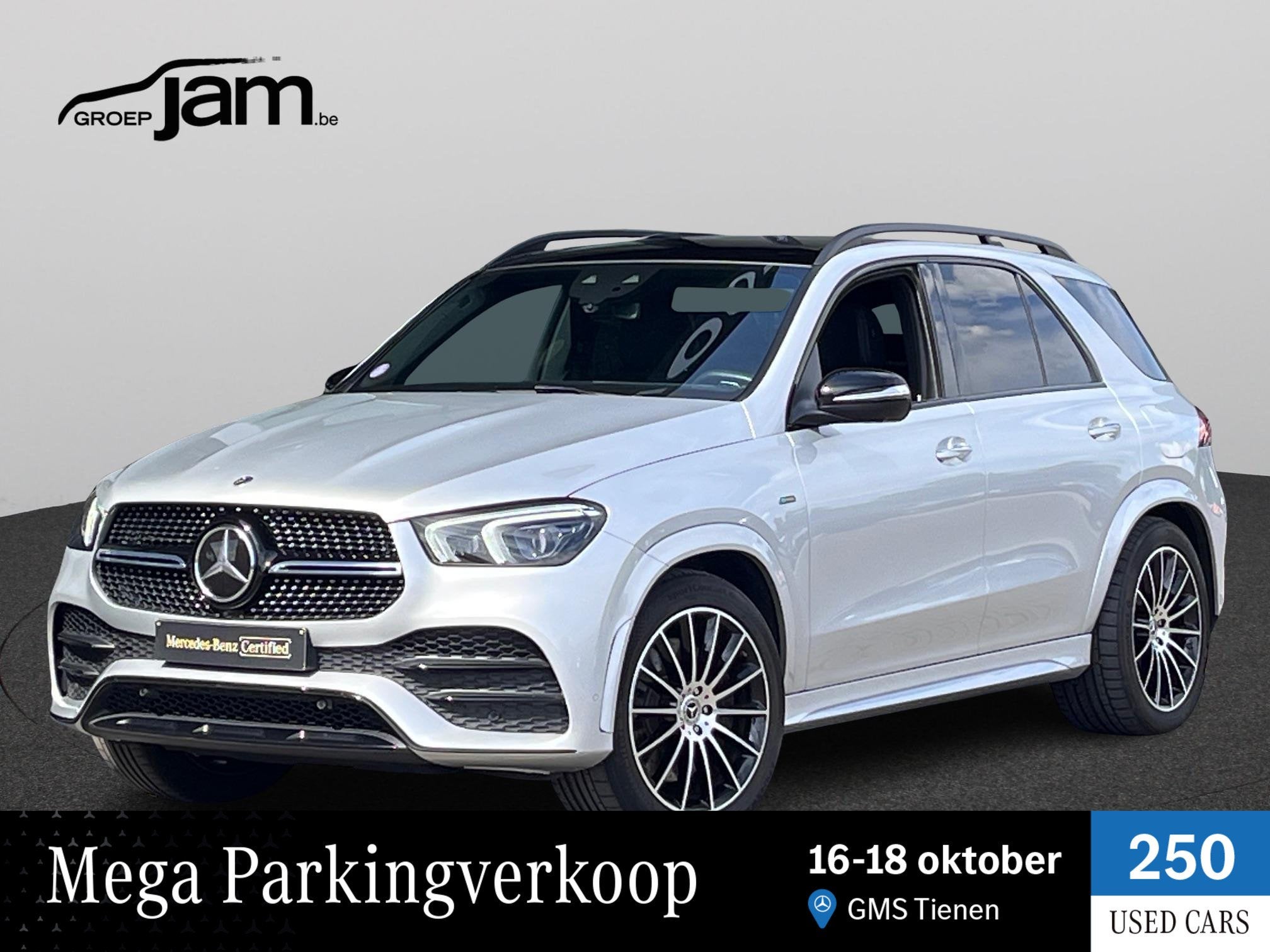 Mercedes-Benz GLE 350 de 4M/AMG/Pano/Trekh 3,5t, Auto's, Stof, 4 cilinders, GLE, Plug-in hybride