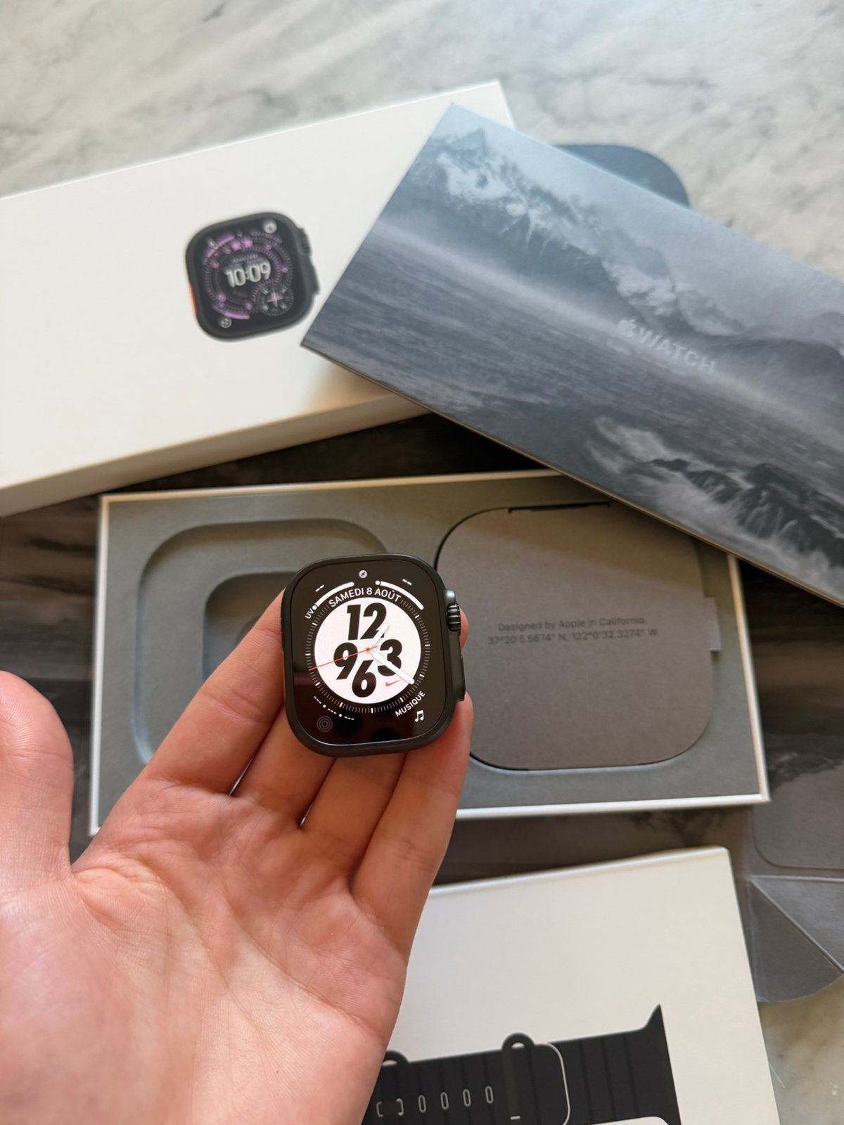 Apple Watch Ultra 3 49MM Saphir Black Titanium Cellulaire, Enlèvement ou Envoi, Comme neuf